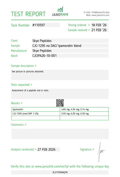 CJC-1295 (no DAC) | Ipamorelin 5/5 mg