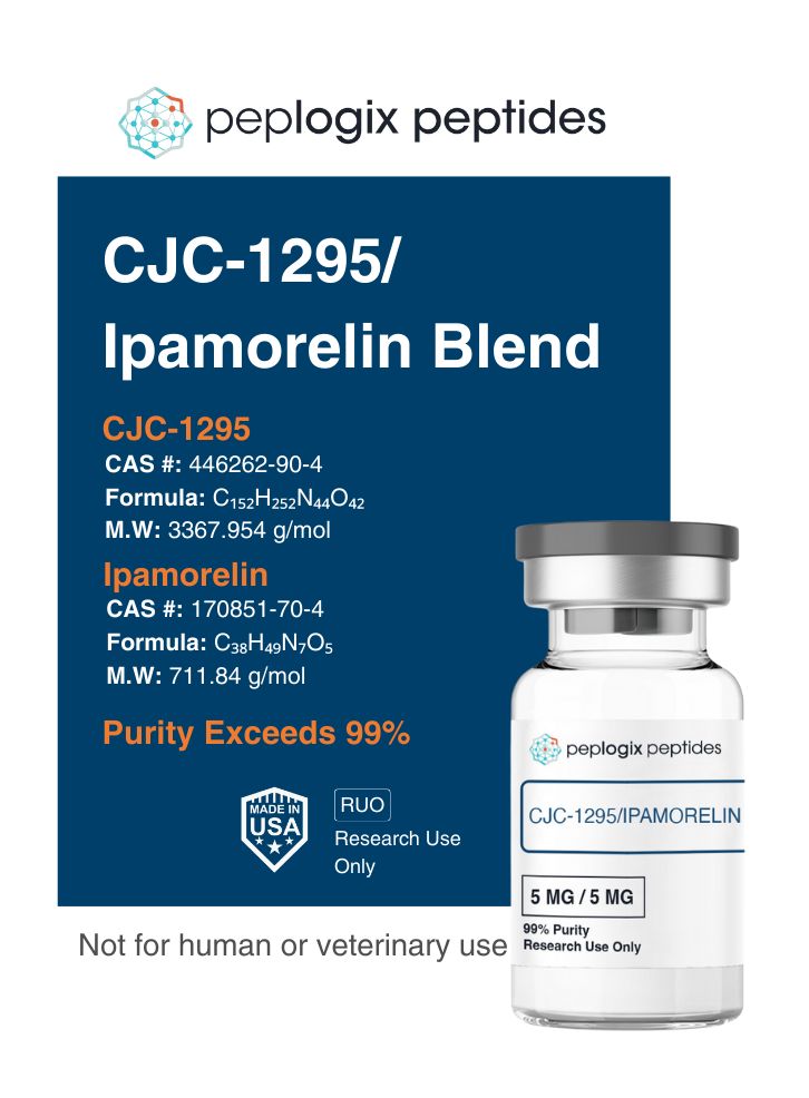 CJC-1295 + Ipamorelin – 5mg / 5mg | Peplogix