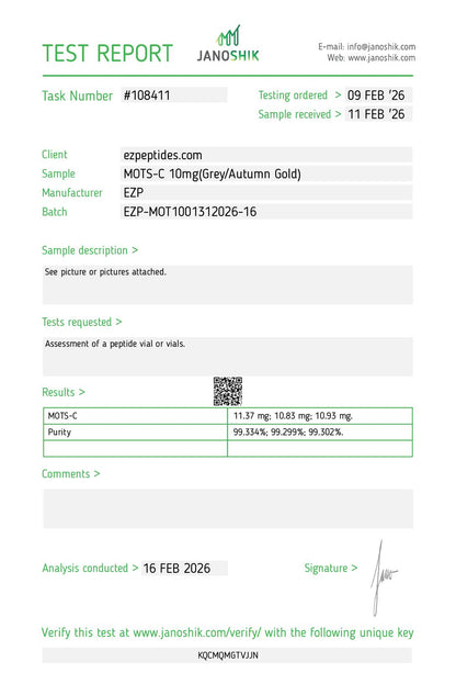 MOTS-C – 10mg | EZ Peptides