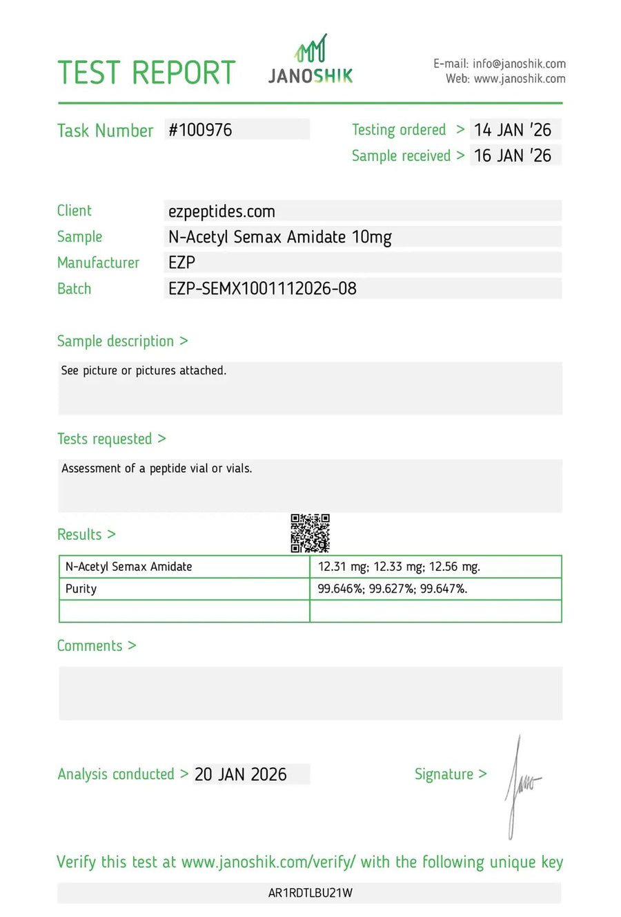 Semax – 10mg | EZ Peptides