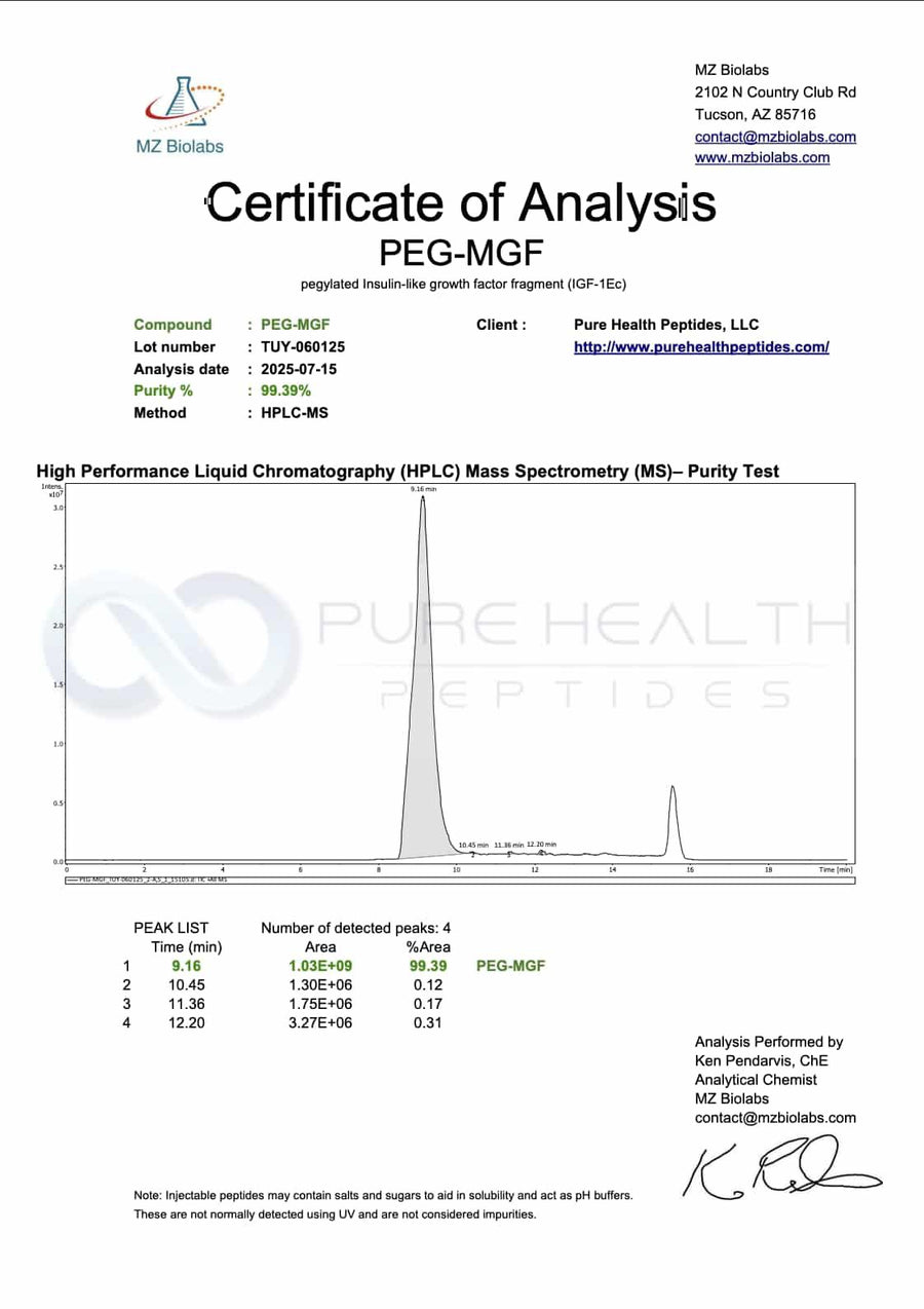 PEG-MGF – 2mg | Pure Health