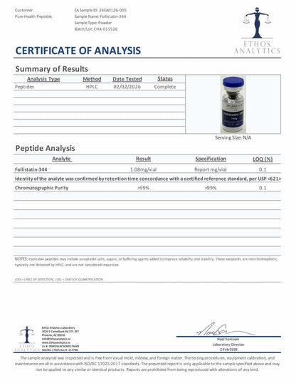Follistatin-344 – 1mg | Pure Health