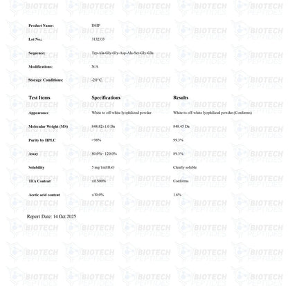 DSIP – 5mg | Biotech Peptides