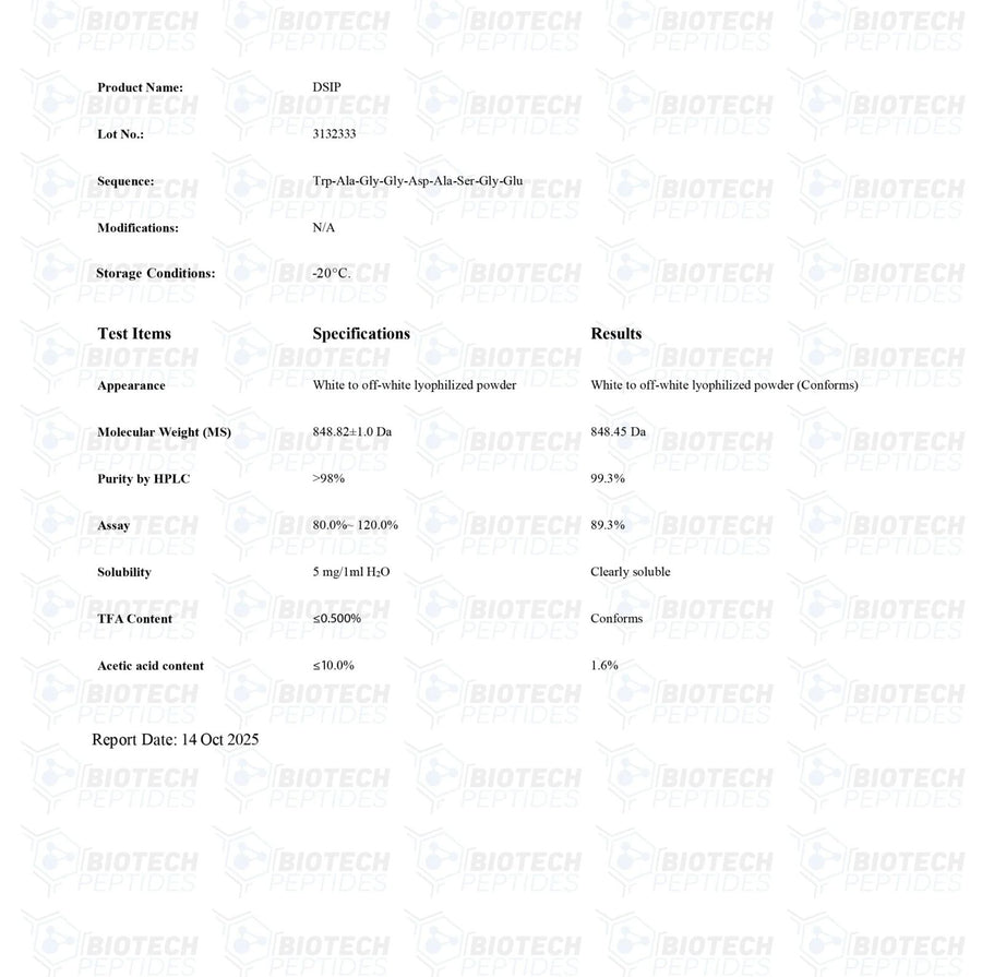 DSIP – 5mg | Biotech Peptides