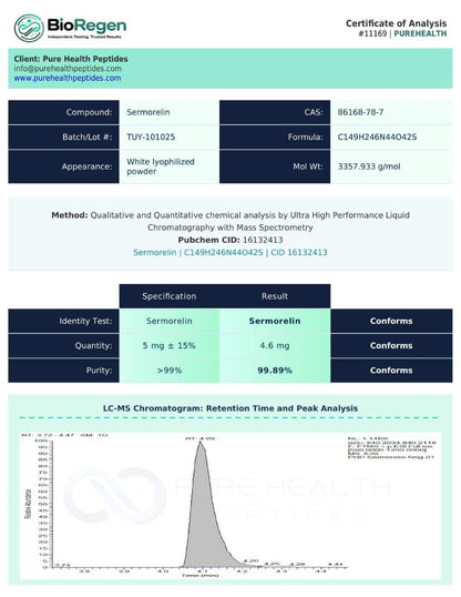 Sermorelin – 10mg | Pure Health