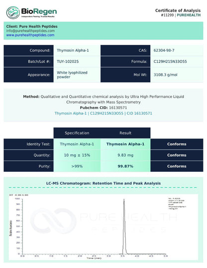 Thymosin Alpha-1 – 5mg | Pure Health
