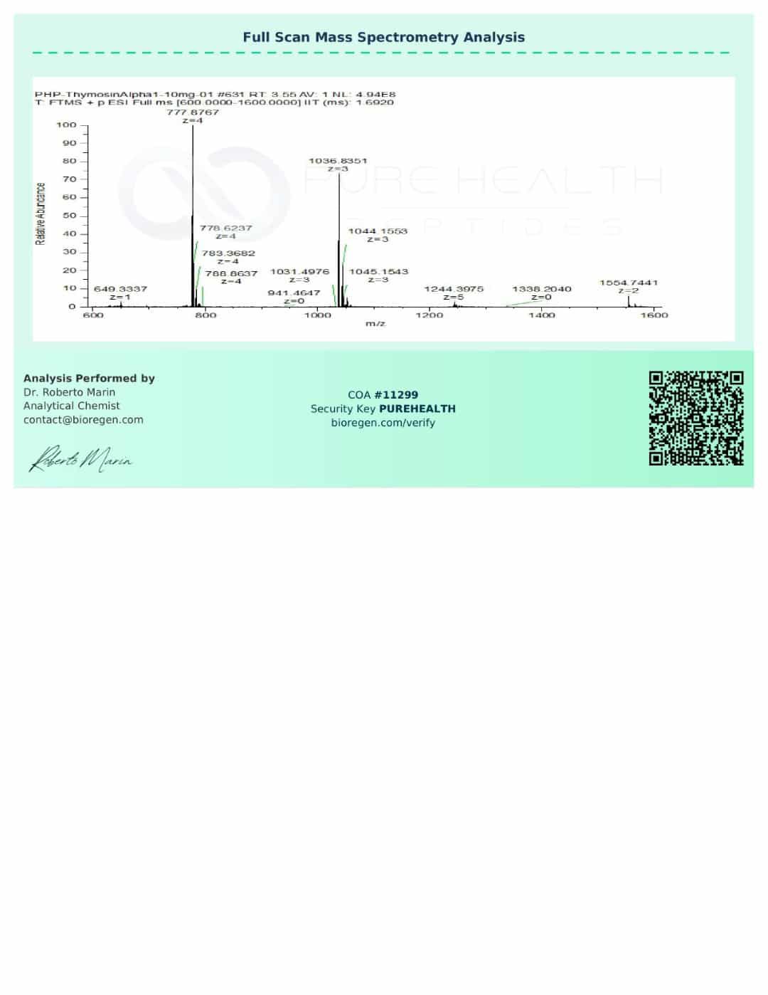 Thymosin Alpha-1 – 5mg | Pure Health