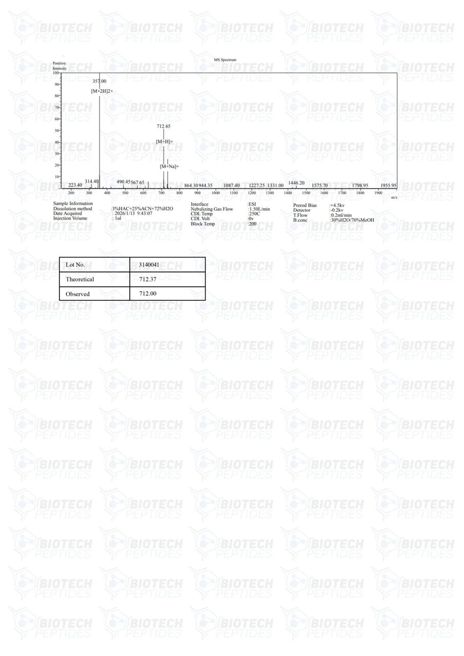 Ipamorelin 5MG biotech peptides