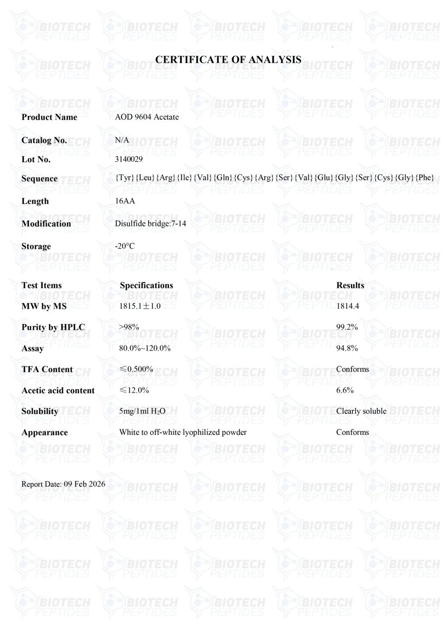 Fragment 176-191 5MG Biotech peptides