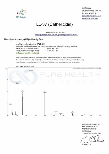 LL-37 Cathelicidin – 5mg | Pure Health