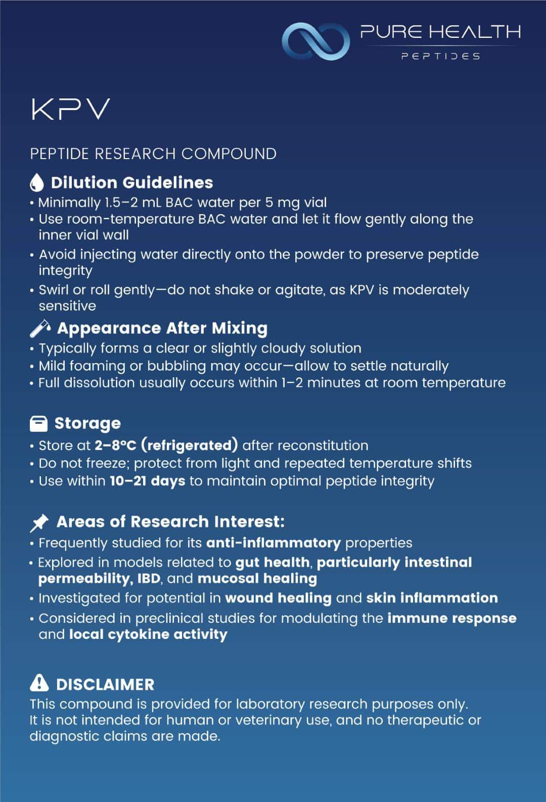 KPV – 5mg | Pure Health