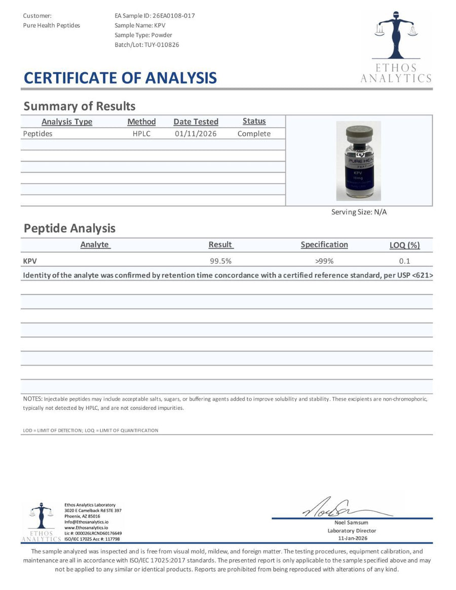 KPV – 5mg | Pure Health