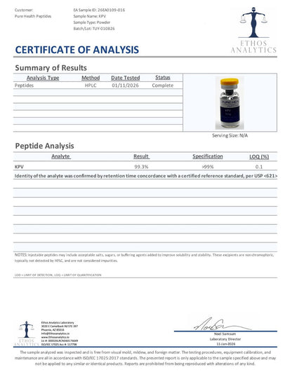 KPV – 5mg | Pure Health