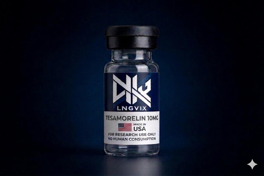 Tesamorelin 10mg vial by LNGVIX